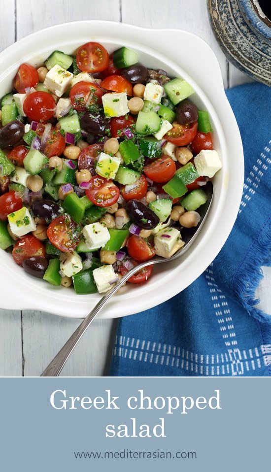 Greek chopped salad
