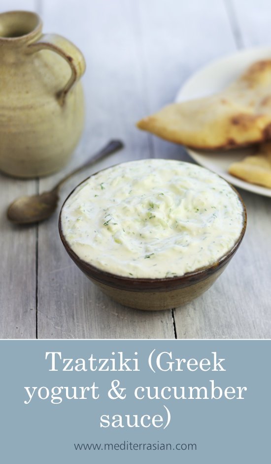 Tzatziki (Greek yogurt and cucumber sauce)