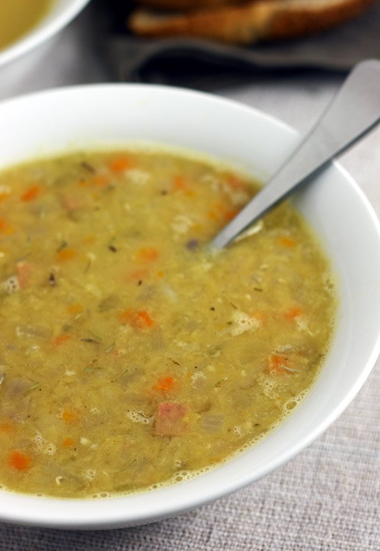 Provençal lentil, cabbage and bacon soup