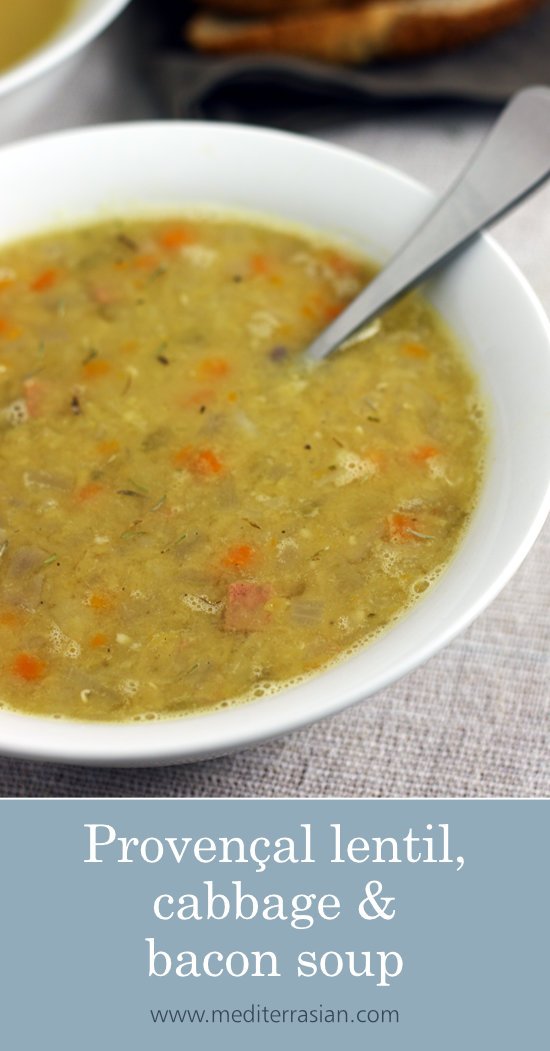 Provençal lentil, cabbage and bacon soup Provençal lentil, cabbage and bacon soup