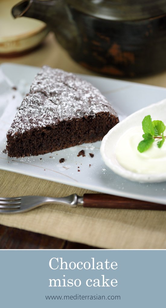 Chocolate miso cake Chocolate miso cake