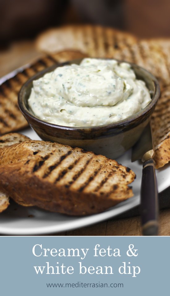 Creamy feta and white bean dip Creamy feta and white bean dip
