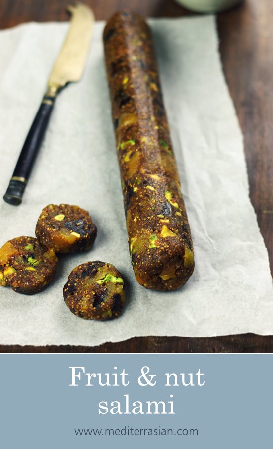 Fruit and nut salami Fruit and nut salami