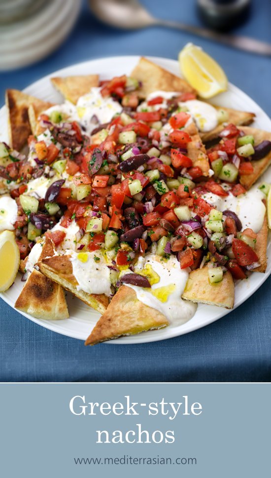 Greek-style nachos