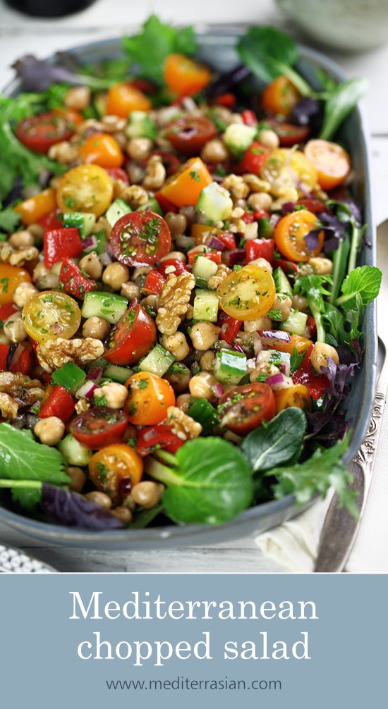 Mediterranean chopped salad Mediterranean chopped salad