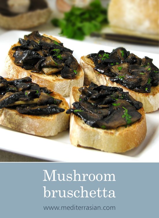 Mushroom bruschetta