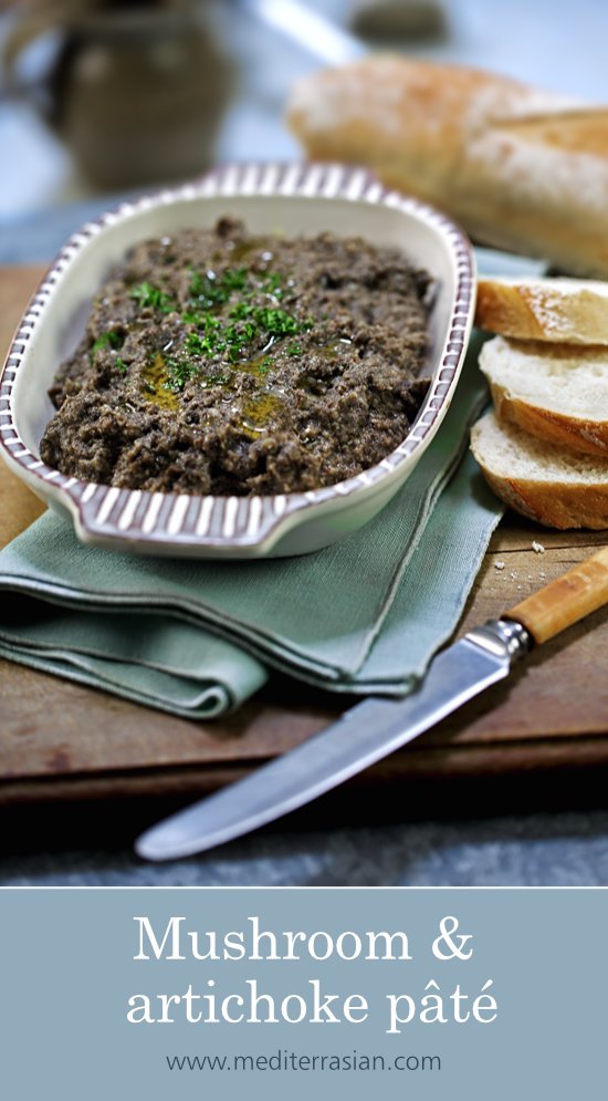Mushroom and artichoke pâté Mushroom and artichoke pâté