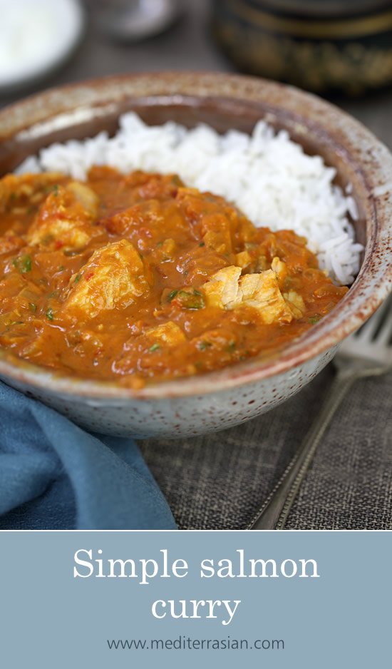 Simple salmon curry