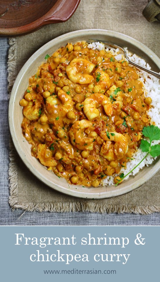 Fragrant shrimp and chickpea curry Fragrant shrimp and chickpea curry