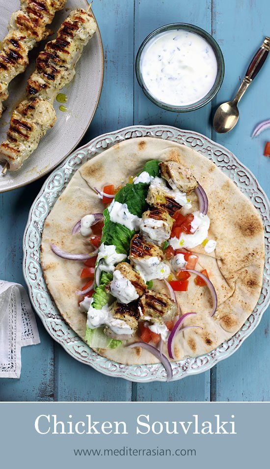 Chicken souvlaki Chicken souvlaki