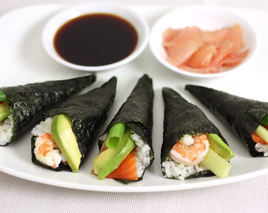 Sushi hand rolls Sushi hand rolls