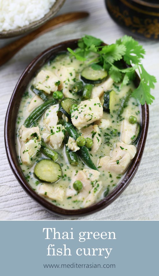 Thai green fish curry