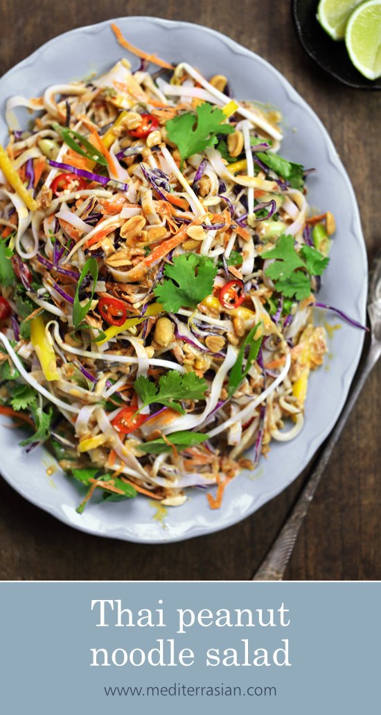 Thai peanut noodle salad