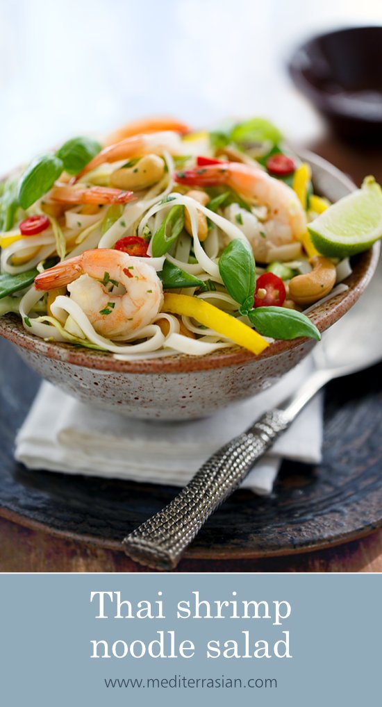 Thai shrimp noodle salad